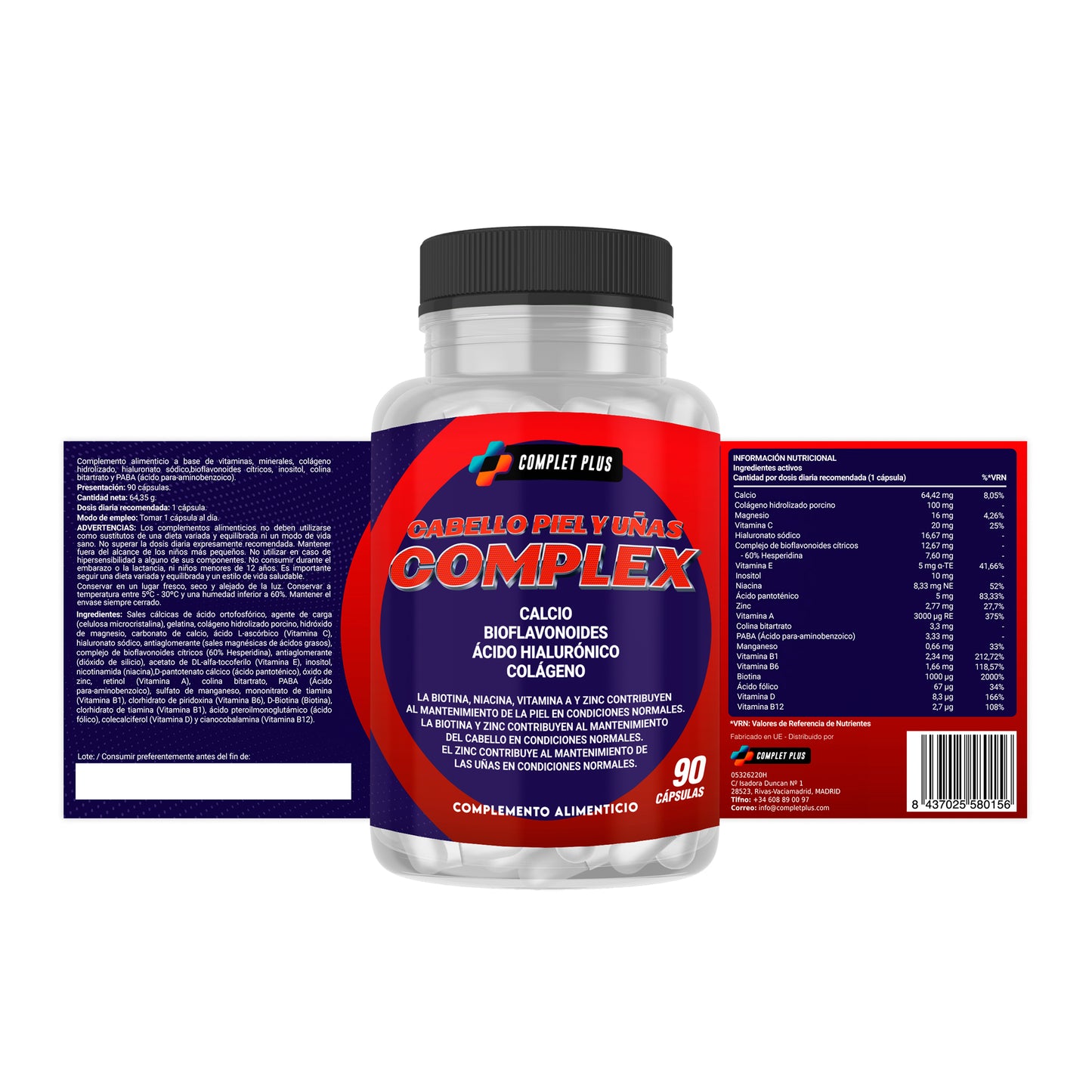 Piel - Cabello - Uñas - Complex