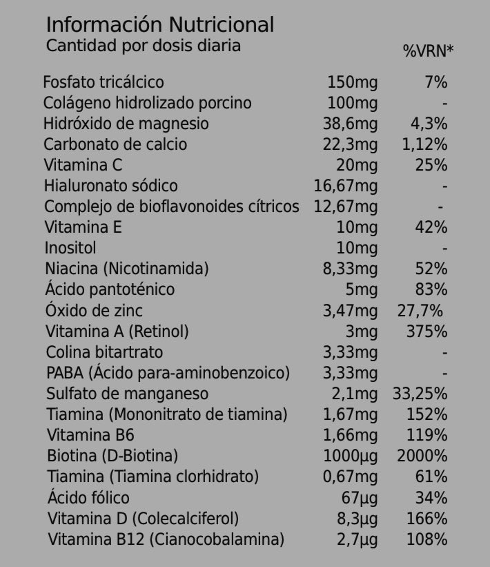 Piel - Cabello - Uñas - Complex