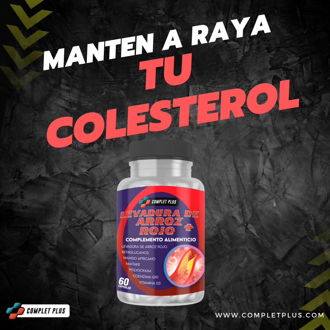 Suplemento Colesterol - Levadura de Arroz Rojo